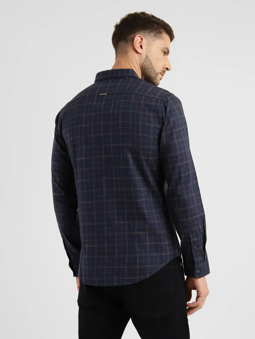 Men's Checkered Slim Fit Shirt