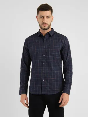 Men's Checkered Slim Fit Shirt