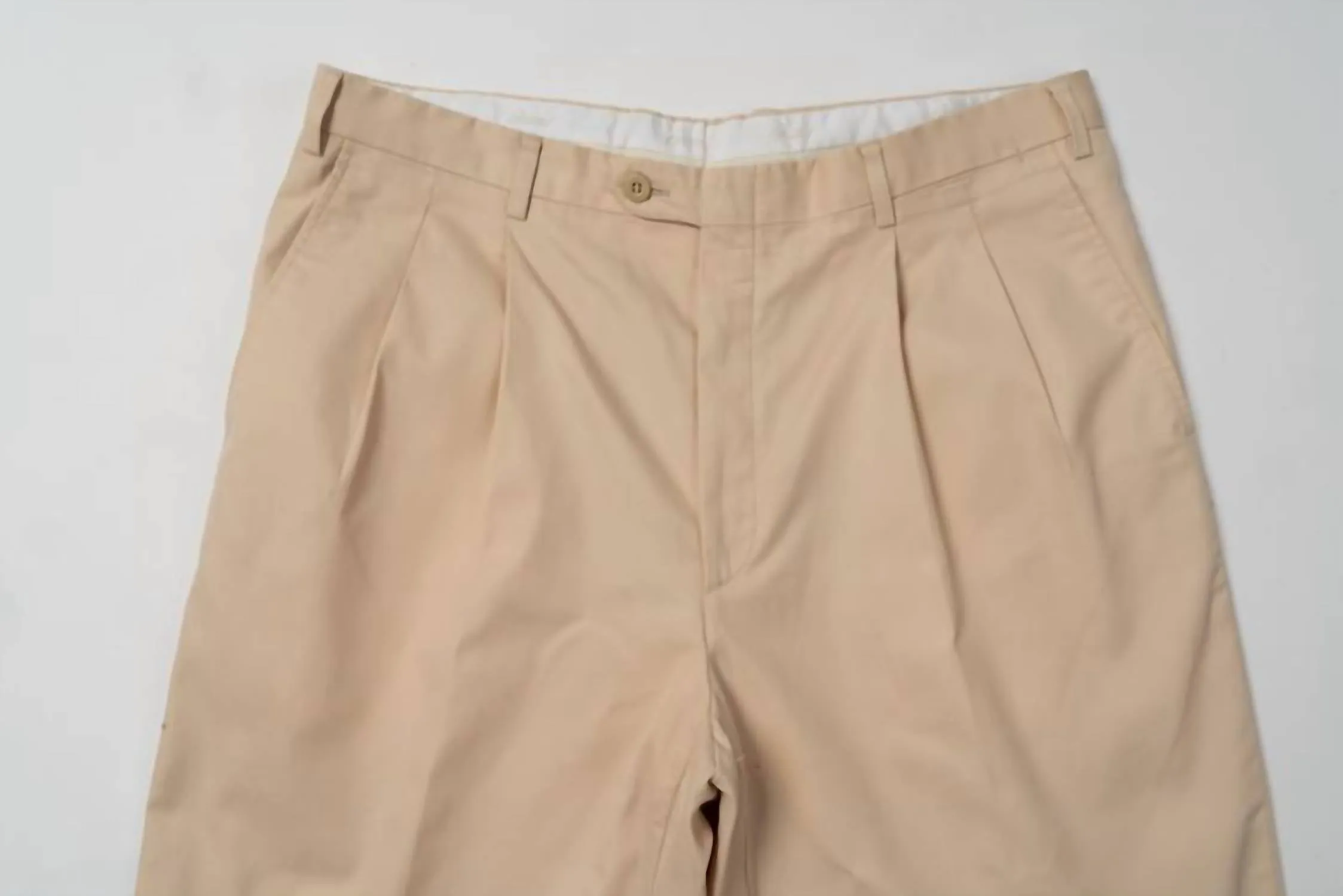 Men's Cortina Cotton Casual Pants In Beige