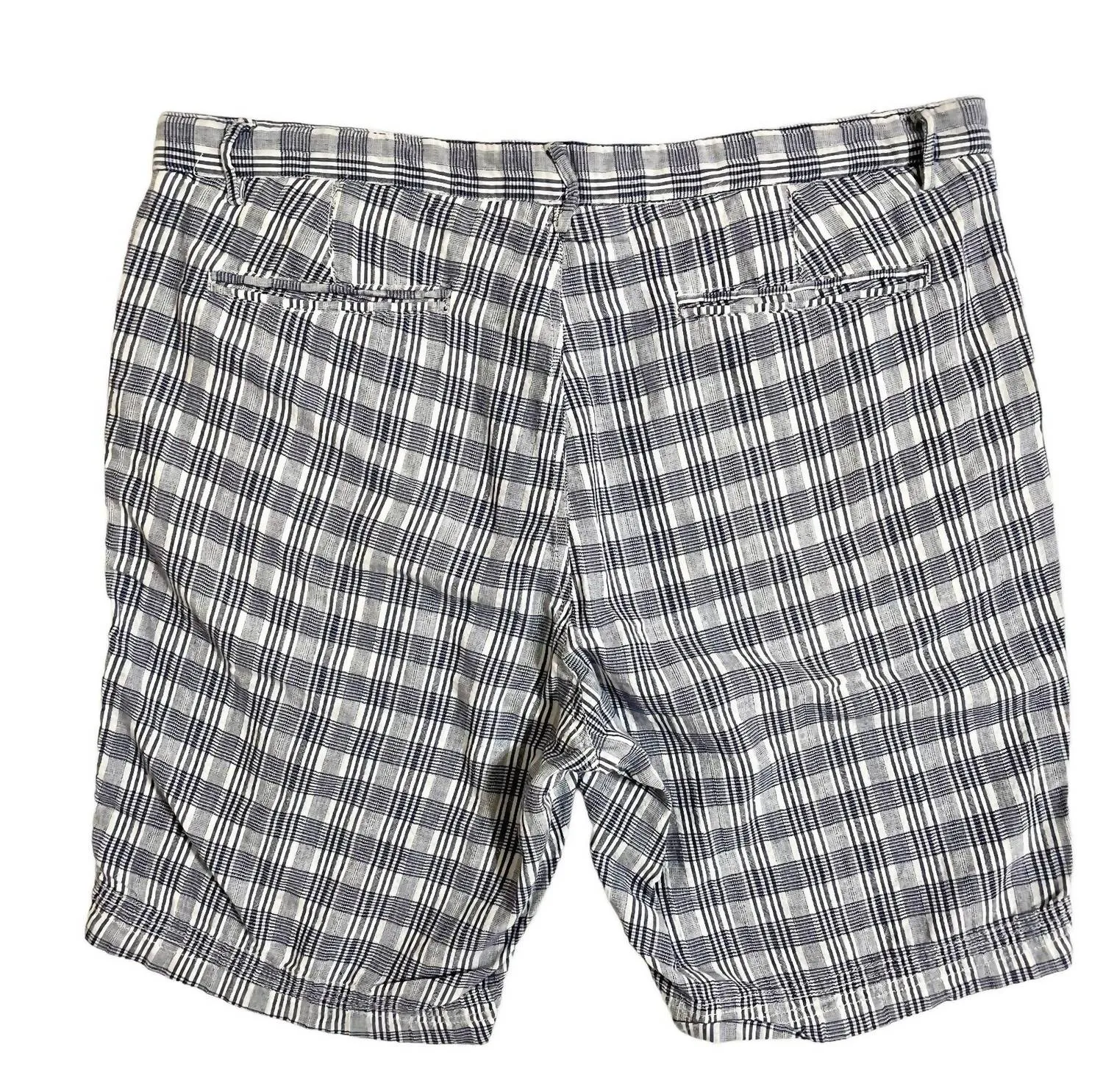 Men's Cotton Checkered Print Shorts In Multicolor