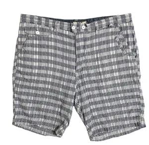 Men's Cotton Checkered Print Shorts In Multicolor