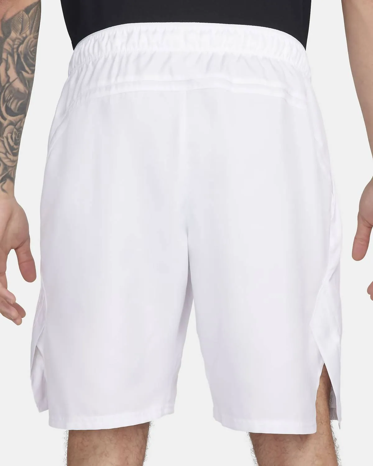 Men's Dri Fit Victory 9" Short In White/black