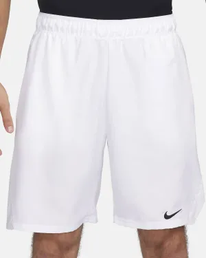 Men's Dri Fit Victory 9" Short In White/black