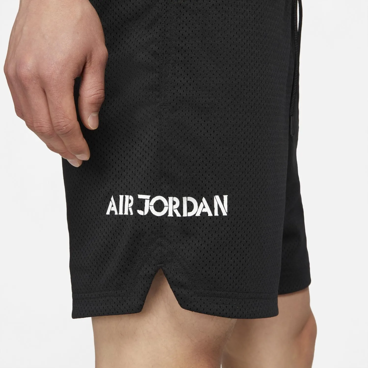 Men's Graphic Basketball Shorts In Black/red