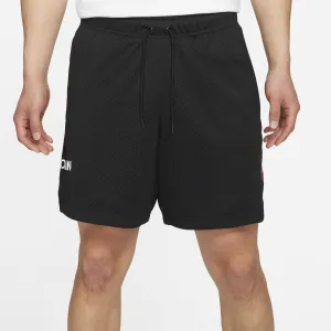 Men's Graphic Basketball Shorts In Black/red
