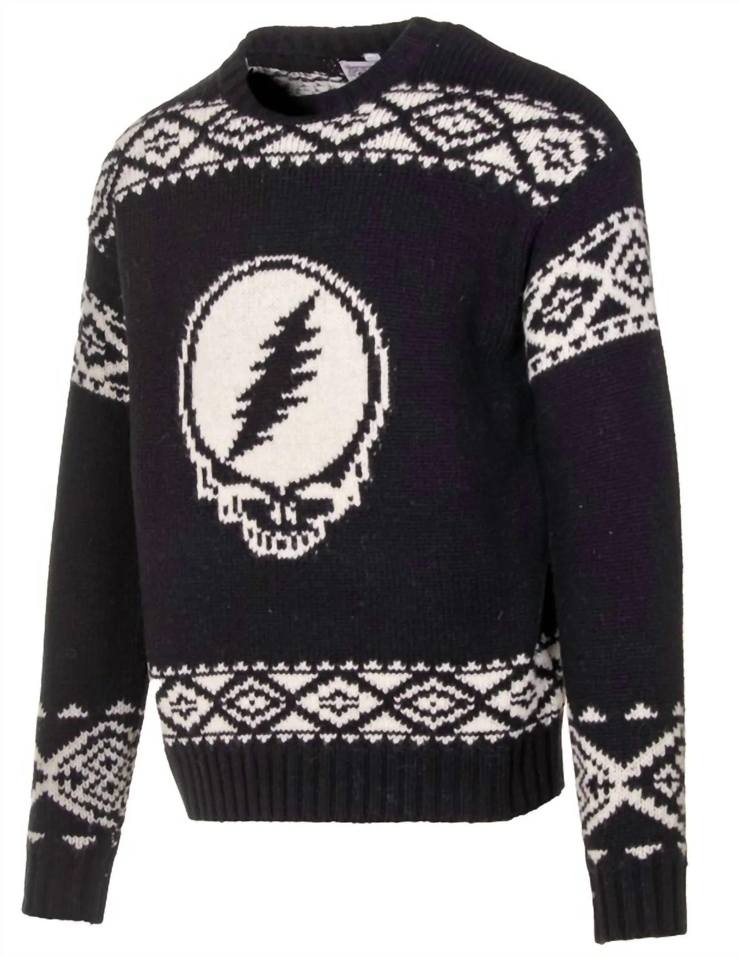 Men's Grateful Dead Wool Blend Sweater In Black