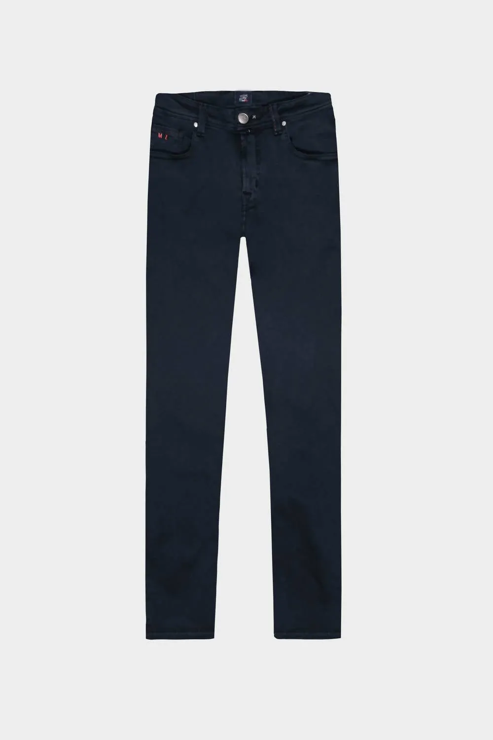 Men's Leonardo Zip Slim Pant In Dark Blue