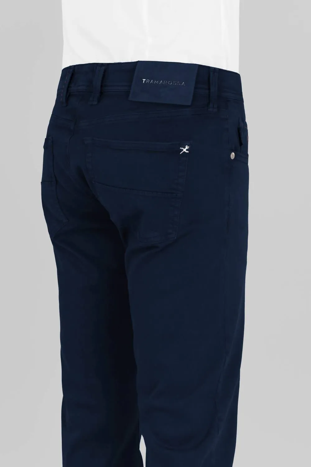 Men's Leonardo Zip Slim Pant In Dark Blue