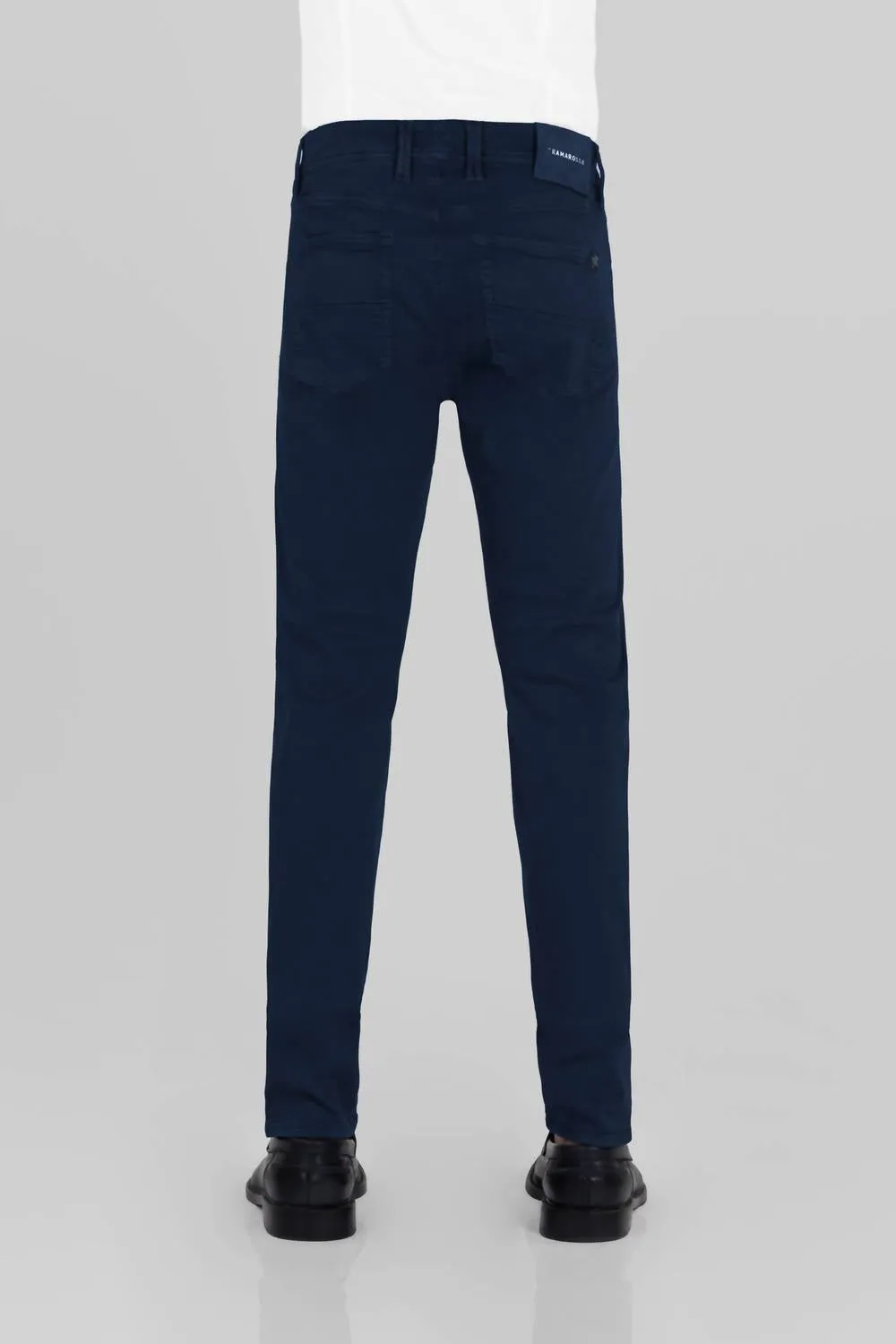 Men's Leonardo Zip Slim Pant In Dark Blue