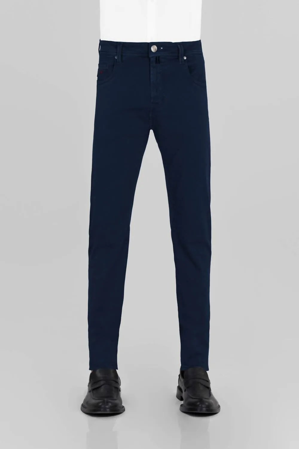 Men's Leonardo Zip Slim Pant In Dark Blue
