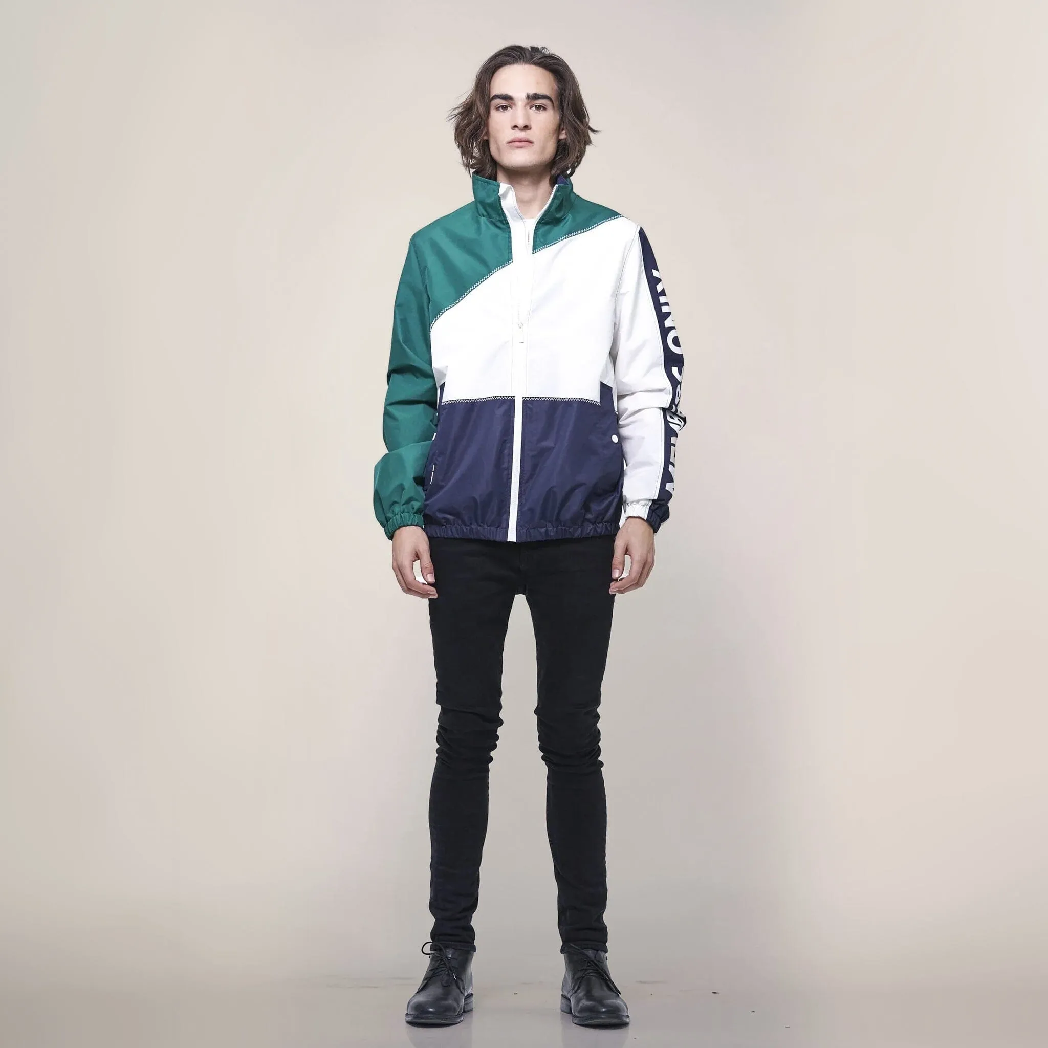 Men's Nautical Color Block Jacket