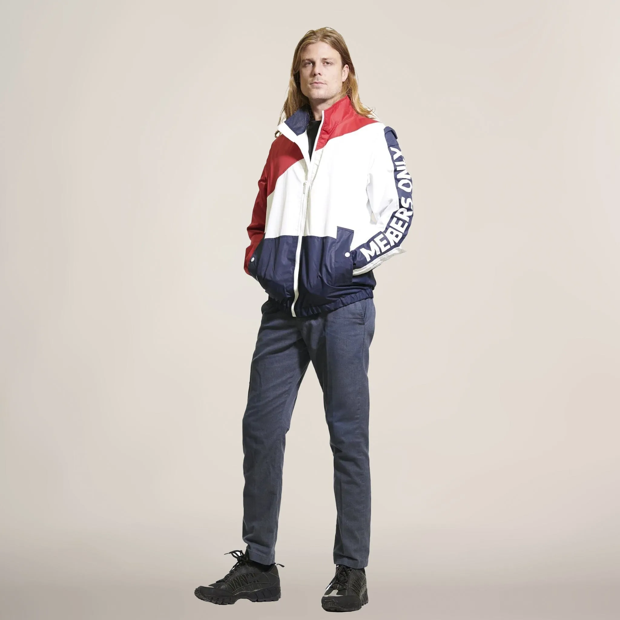 Men's Nautical Color Block Jacket