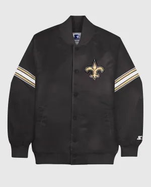Men's New Orleans Saints Varsity Jacket In Black