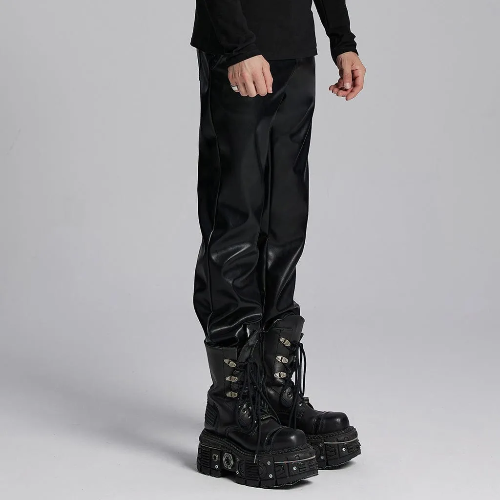 Men's Punk Printed Waistband Pants