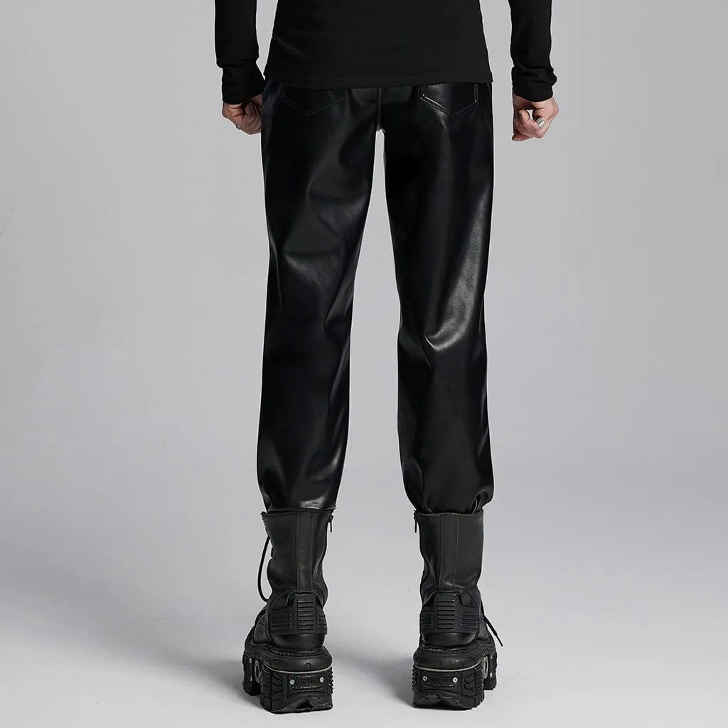 Men's Punk Printed Waistband Pants