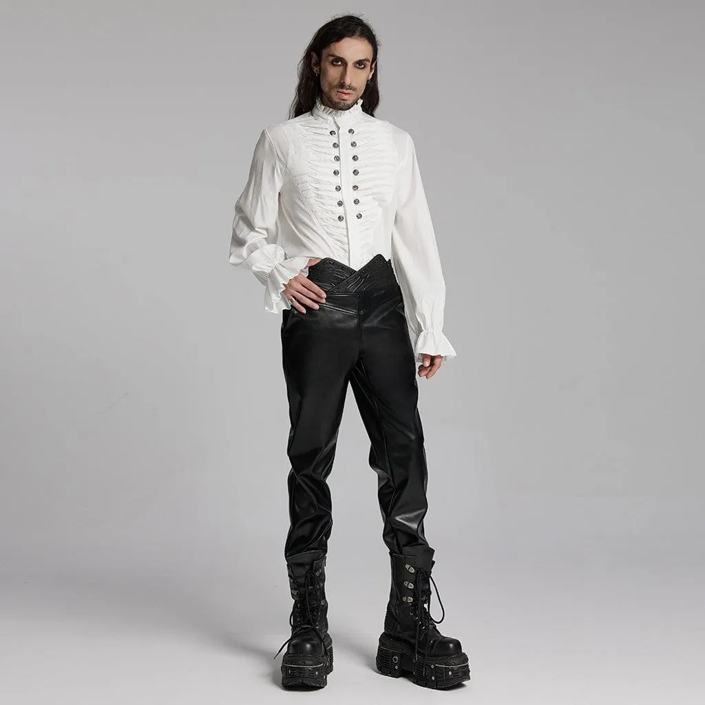 Men's Punk Printed Waistband Pants