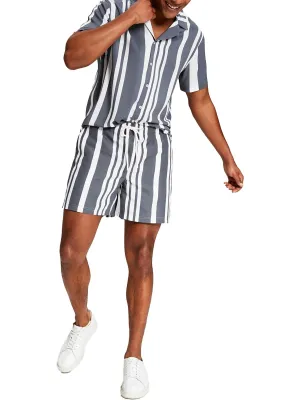 Mens Regular Fit Drawstring Flat Front