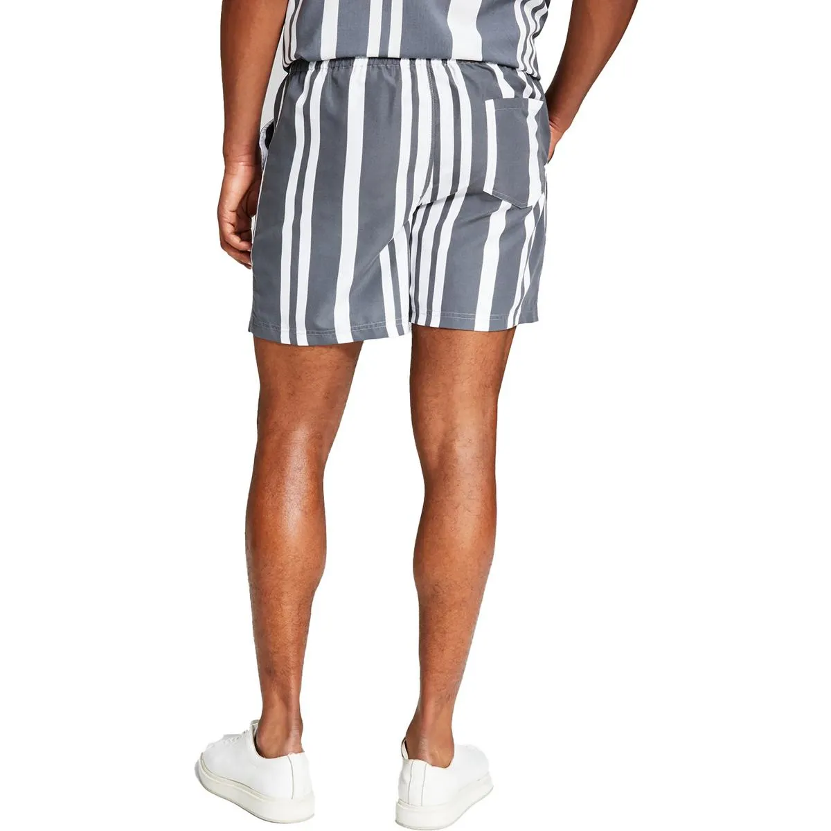 Mens Regular Fit Drawstring Flat Front