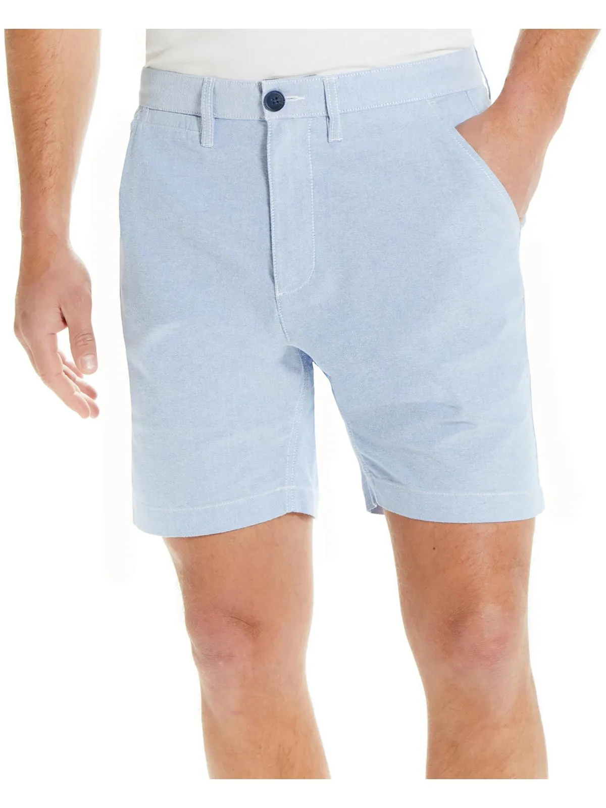 Mens Stretch Cotton Flat Front