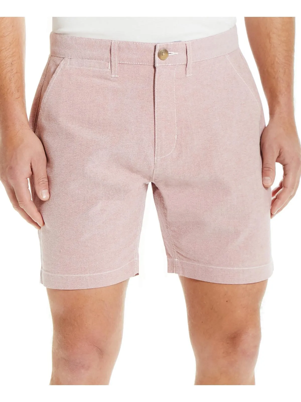 Mens Stretch Cotton Flat Front