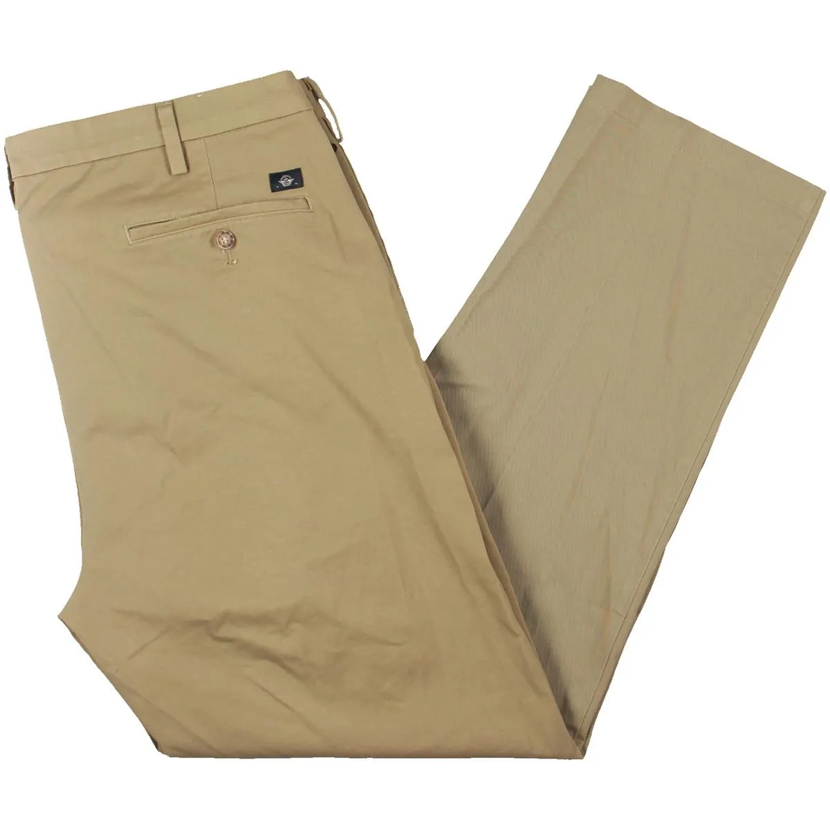 Mens Stretch Cotton Khaki Pants