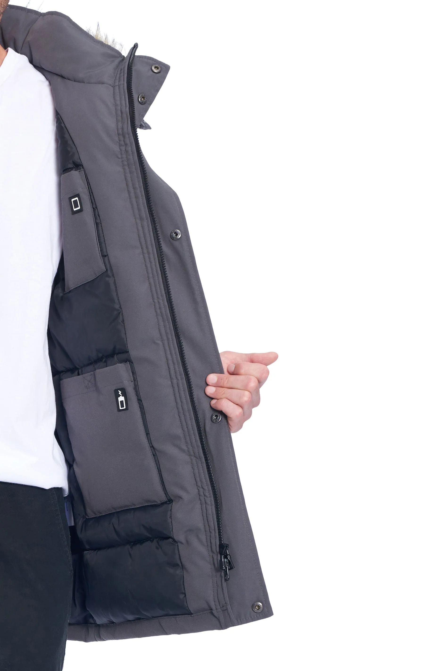 MEN'S VEGAN DOWN PARKA