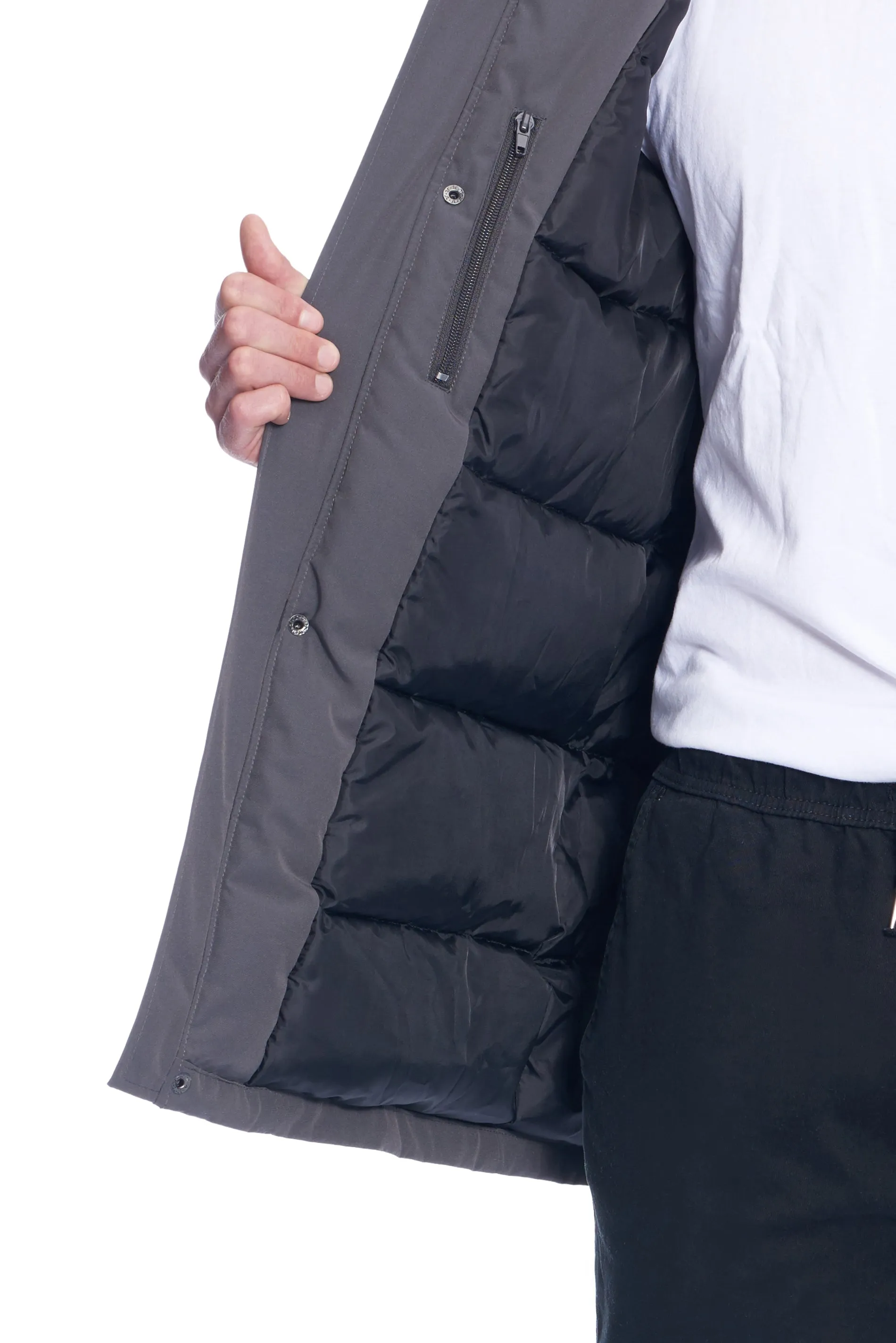 MEN'S VEGAN DOWN PARKA
