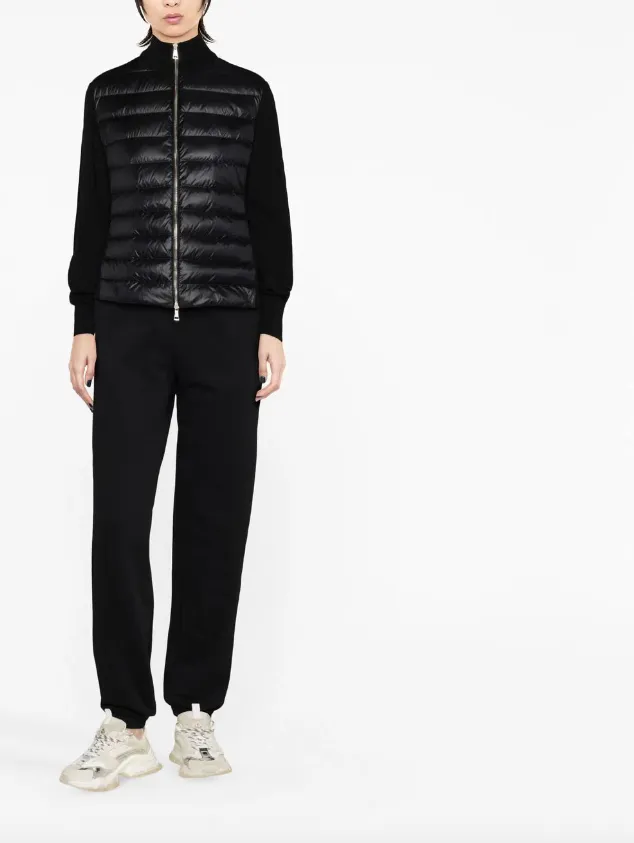 Moncler quilted padded cardigan