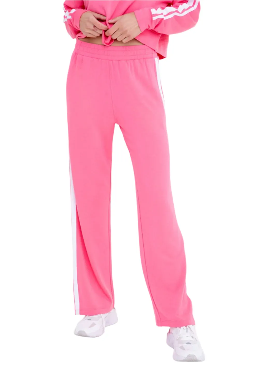 Mono B Side Stripe Wide Leg Lounge Pant KP11861