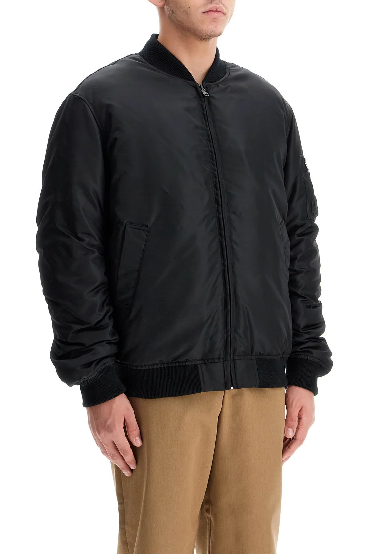 Moschino Men's "Bomber Jacket With Time