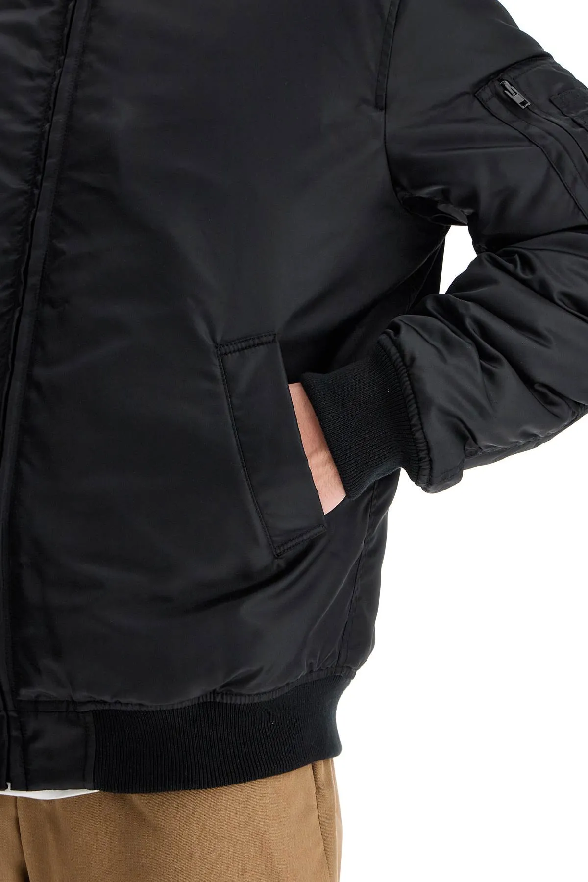 Moschino Men's "Bomber Jacket With Time