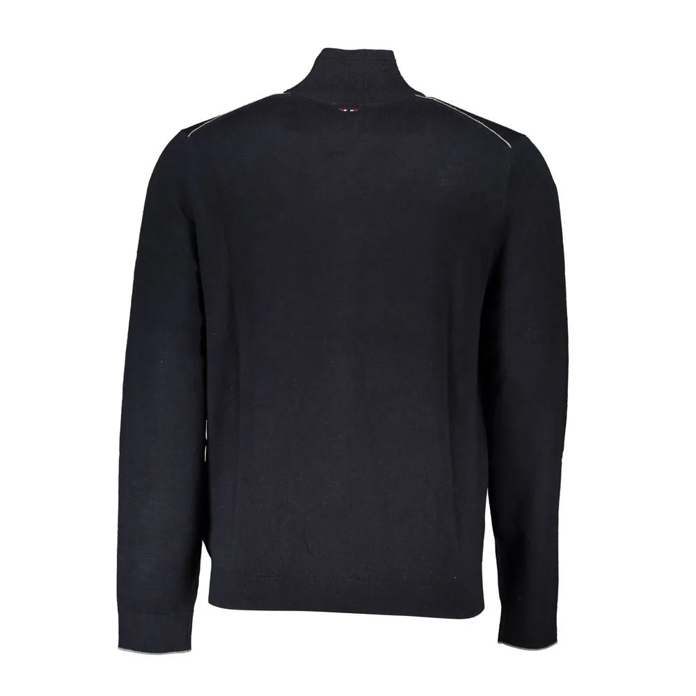 Napapijri Elegant Long Sleeve Zip Cardigan in Men's