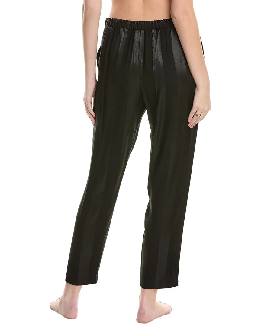 Natori Satin Jacquard Stripe Pant