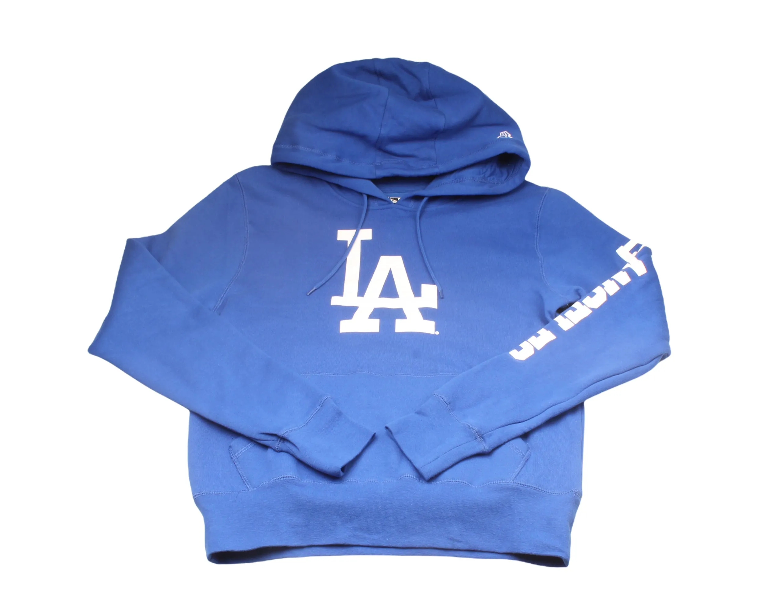New Era MLB Los Angeles Dodgers 1988 WS Patch Up Blue Men's Hoodie 12879509