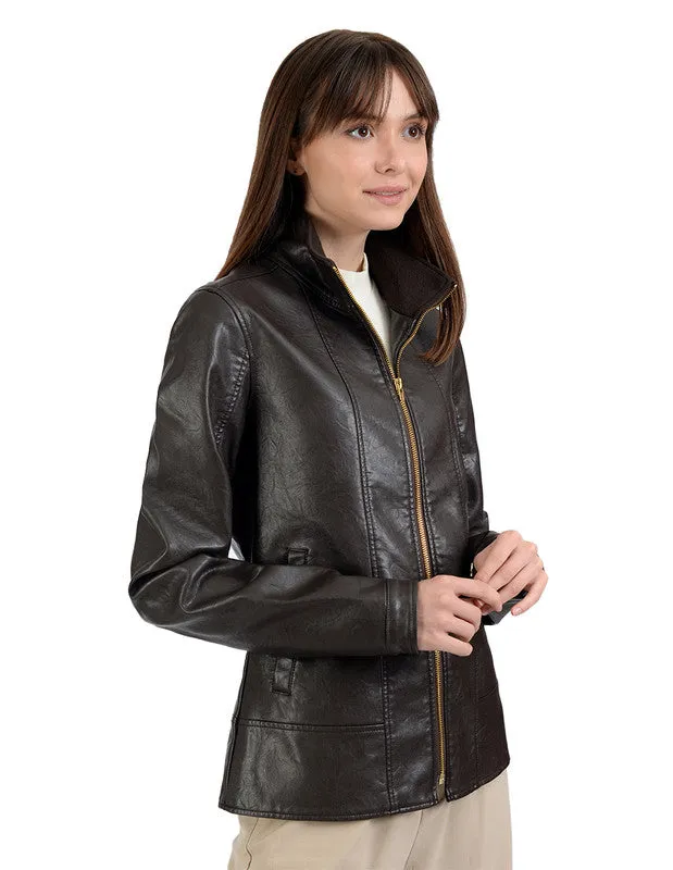 Nine West Women's Classic Zipper Jacket