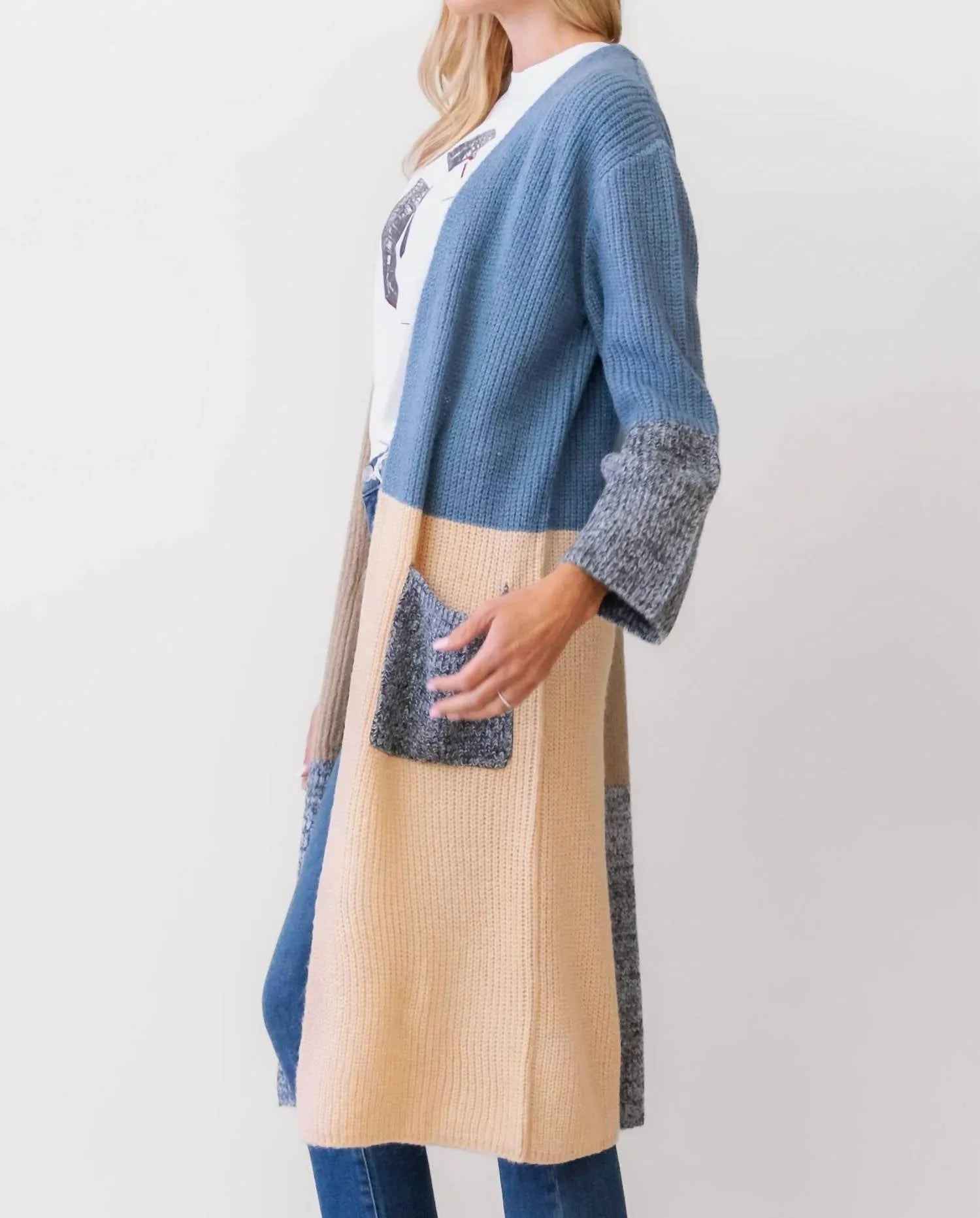 Nomad's Embrace Cardigan In Brown