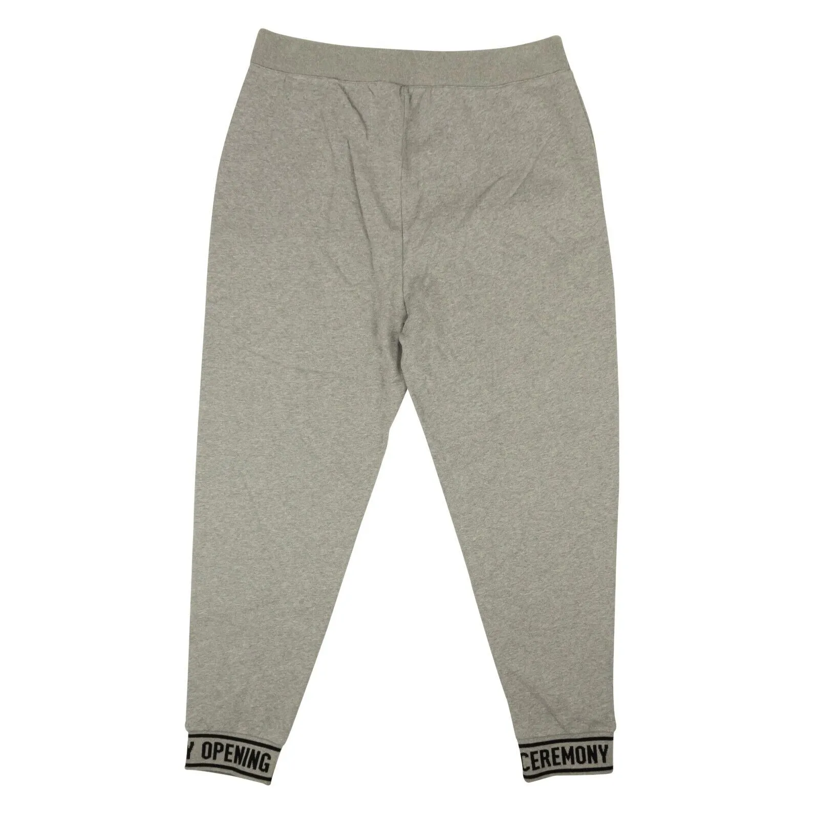 OPENING CEREMONY Grey Cotton Elastic Logo Sweatpans