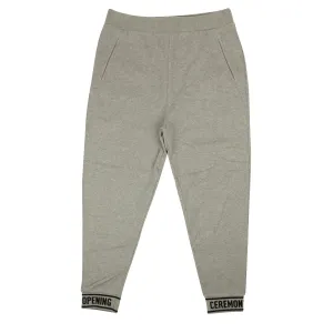 OPENING CEREMONY Grey Cotton Elastic Logo Sweatpans