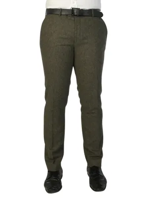 Oscar Wool Blend Trouser Tweed  Formal Pants