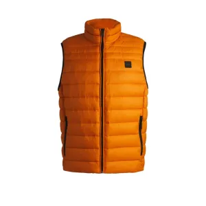 Packable slim-fit gilet in water-repellent fabric