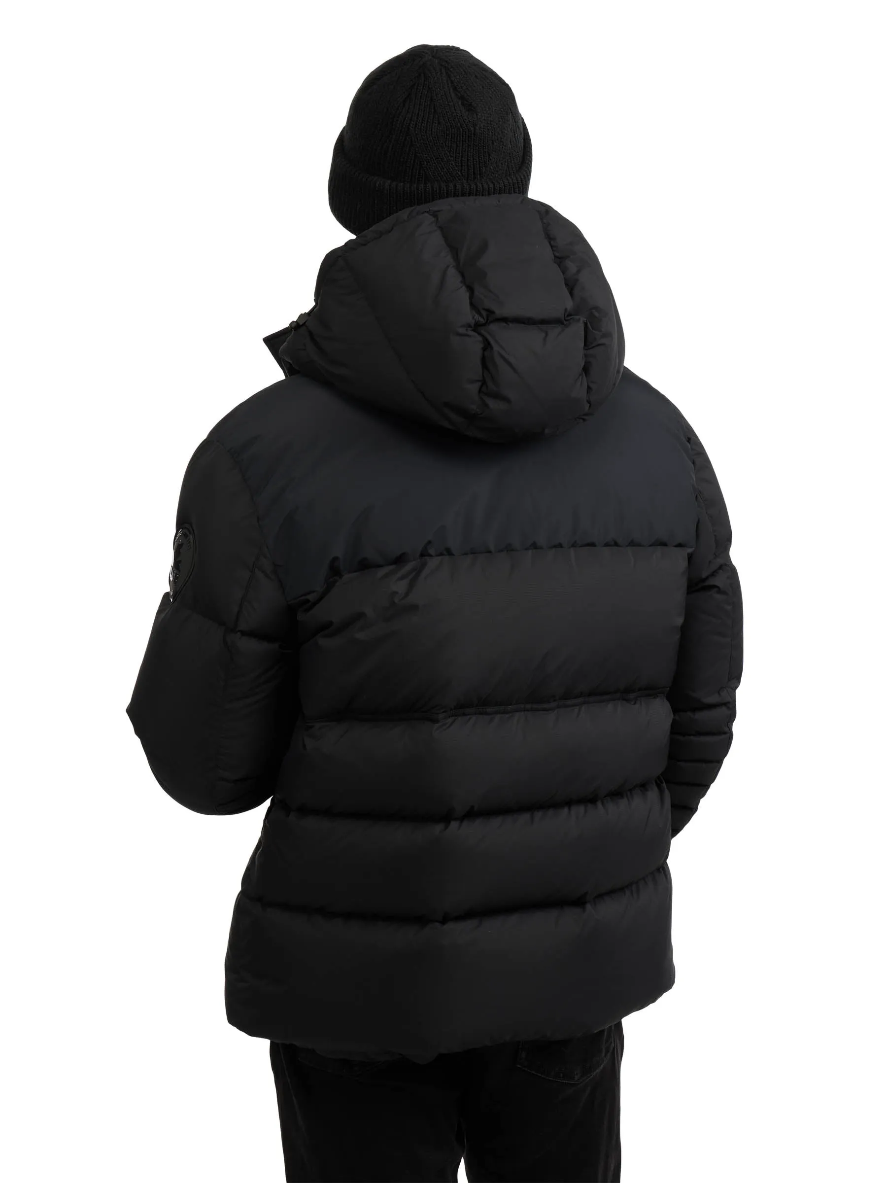 Pajar Men's Titan Mixed Media Puffer with Removable Hood