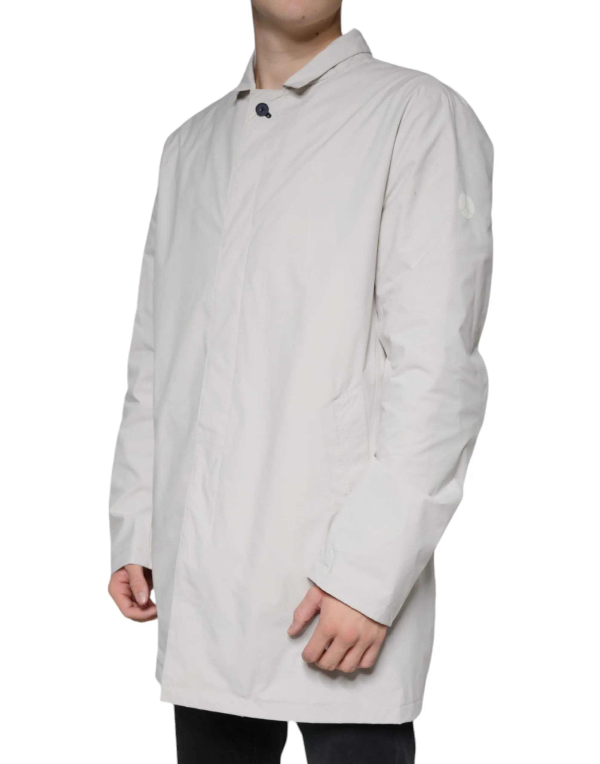 People Of Shibuya ivory Full Zip Coat Men Men's Jacket (Pre-Owned)