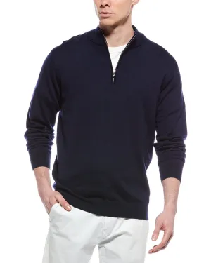 Peter Millar Autumn Crest Wool-Blend 1/4-Zip Sweater