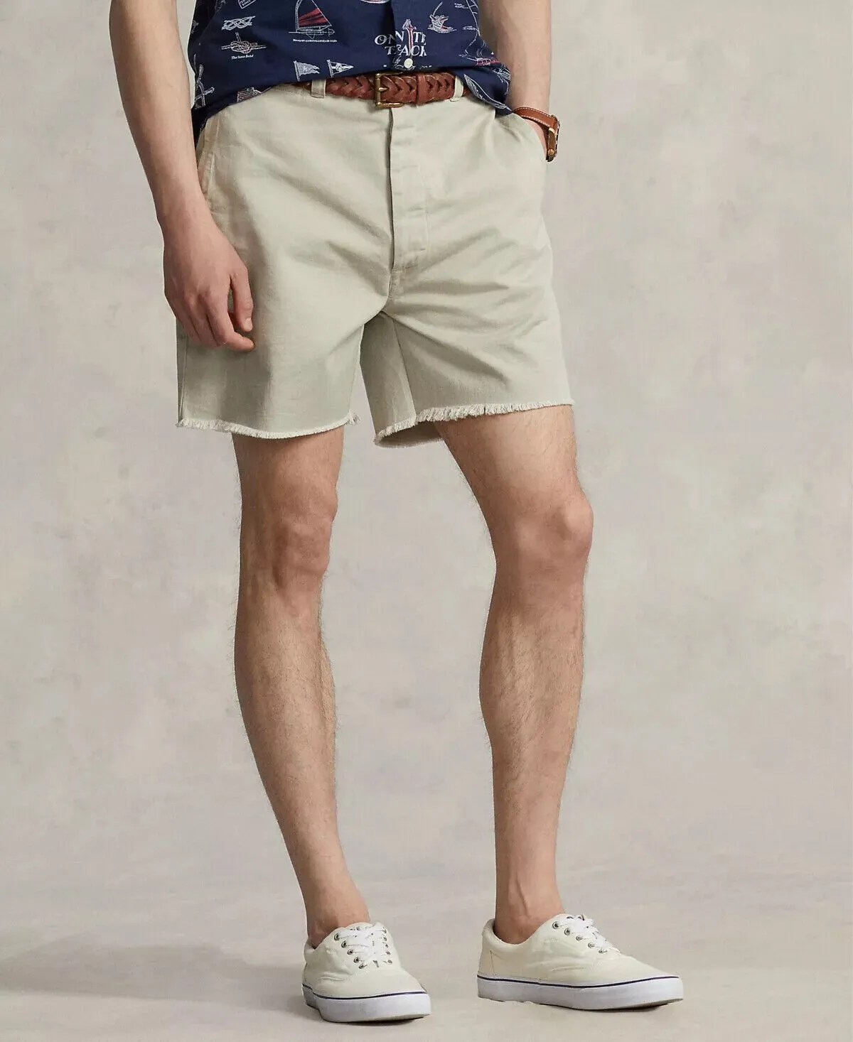 Polo Ralph Lauren Chino Shorts Men's 6" Burroughs Relaxed Fit Khaki Beige MXX151