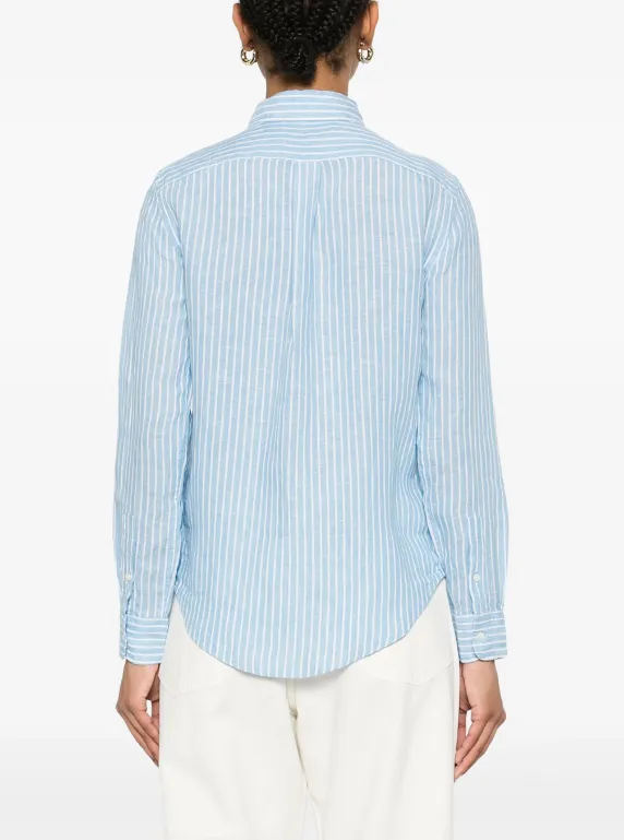 Polo Ralph Lauren Classic Fit Striped Linen Shirt