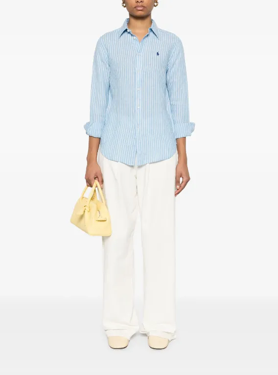 Polo Ralph Lauren Classic Fit Striped Linen Shirt