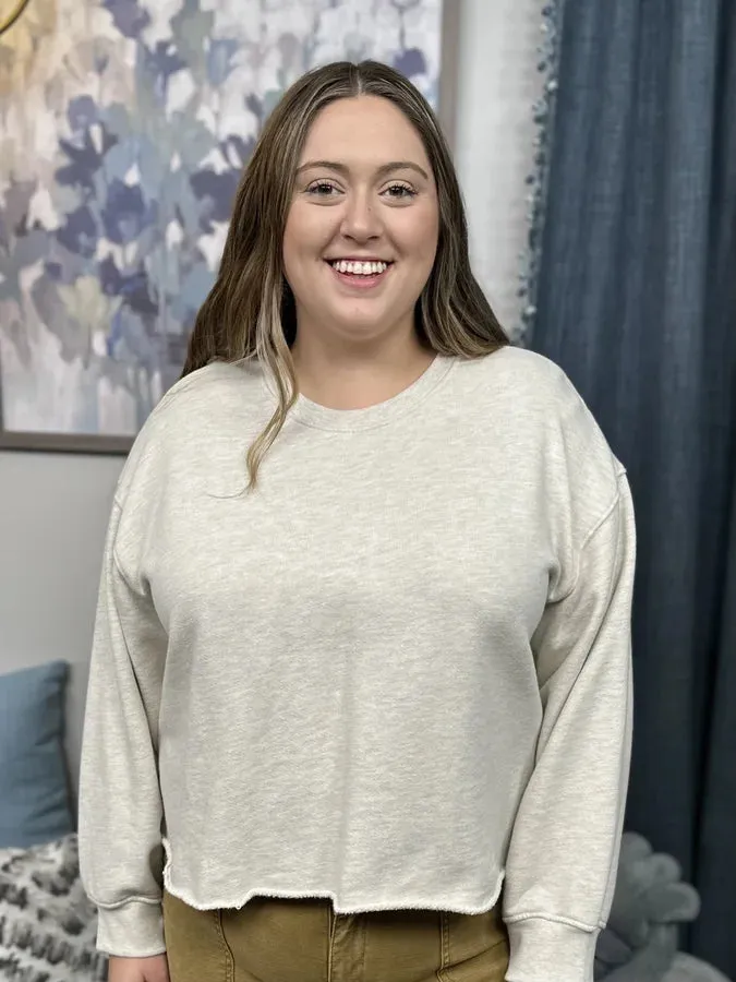 Premium Enchanted Moonlight Women's Oversized Cropped Sweatshirt * Final Sale*