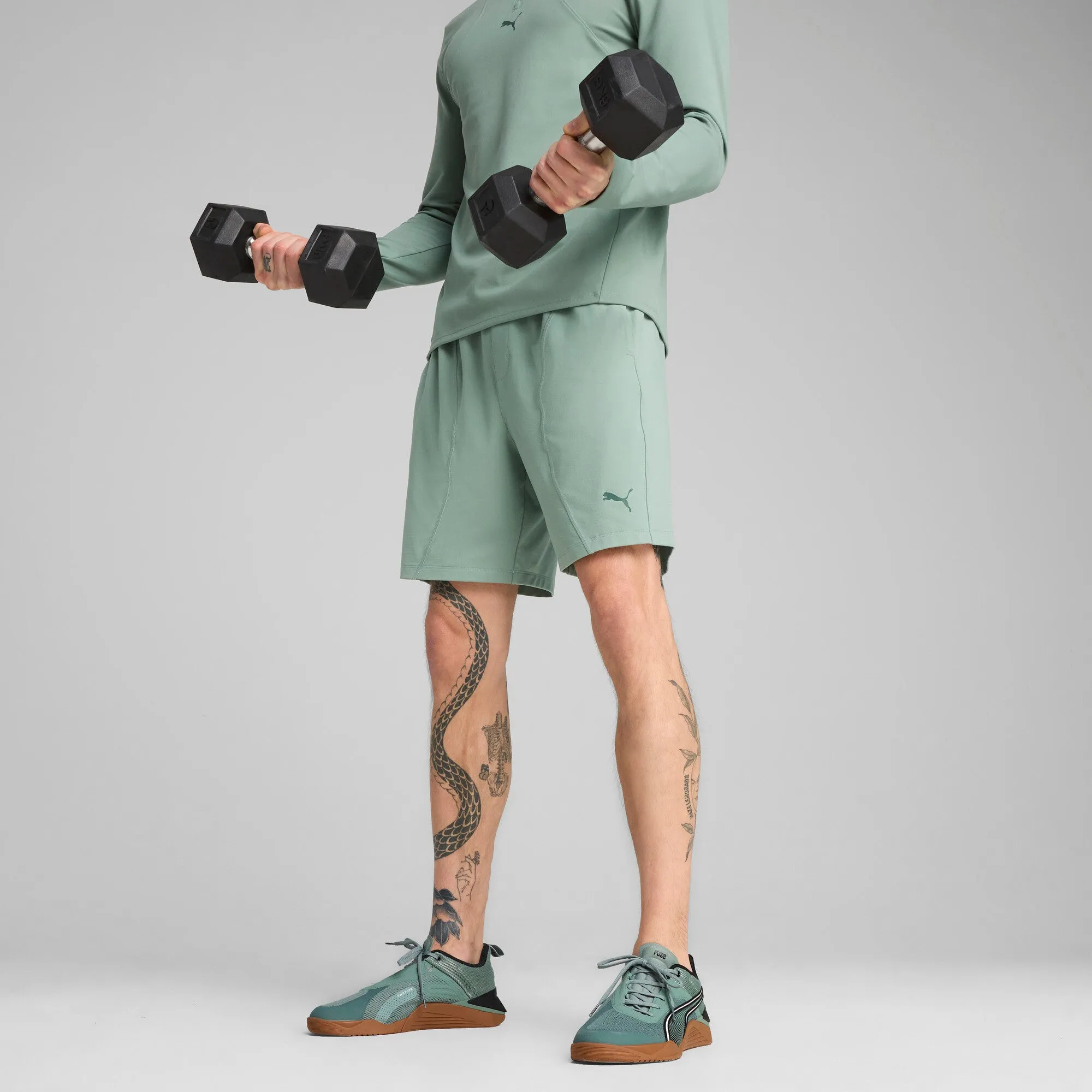 PUMA Men's CLOUDSPUN 7" Knit Shorts
