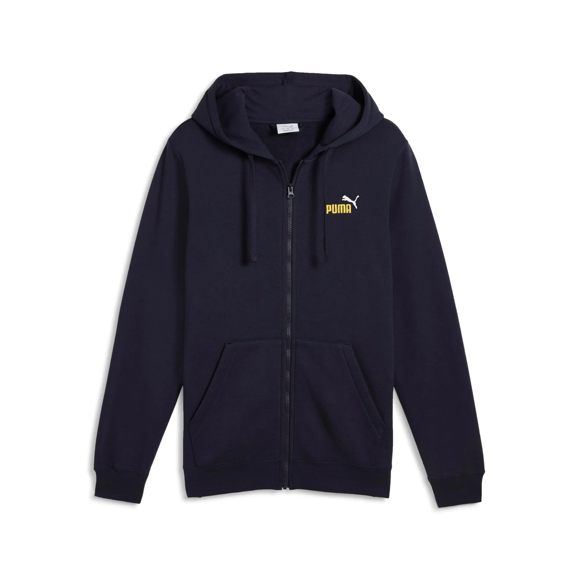 PUMA Men's Essentials 2 Colour Small No. 1 Logo Full-Zip Hoodie Men