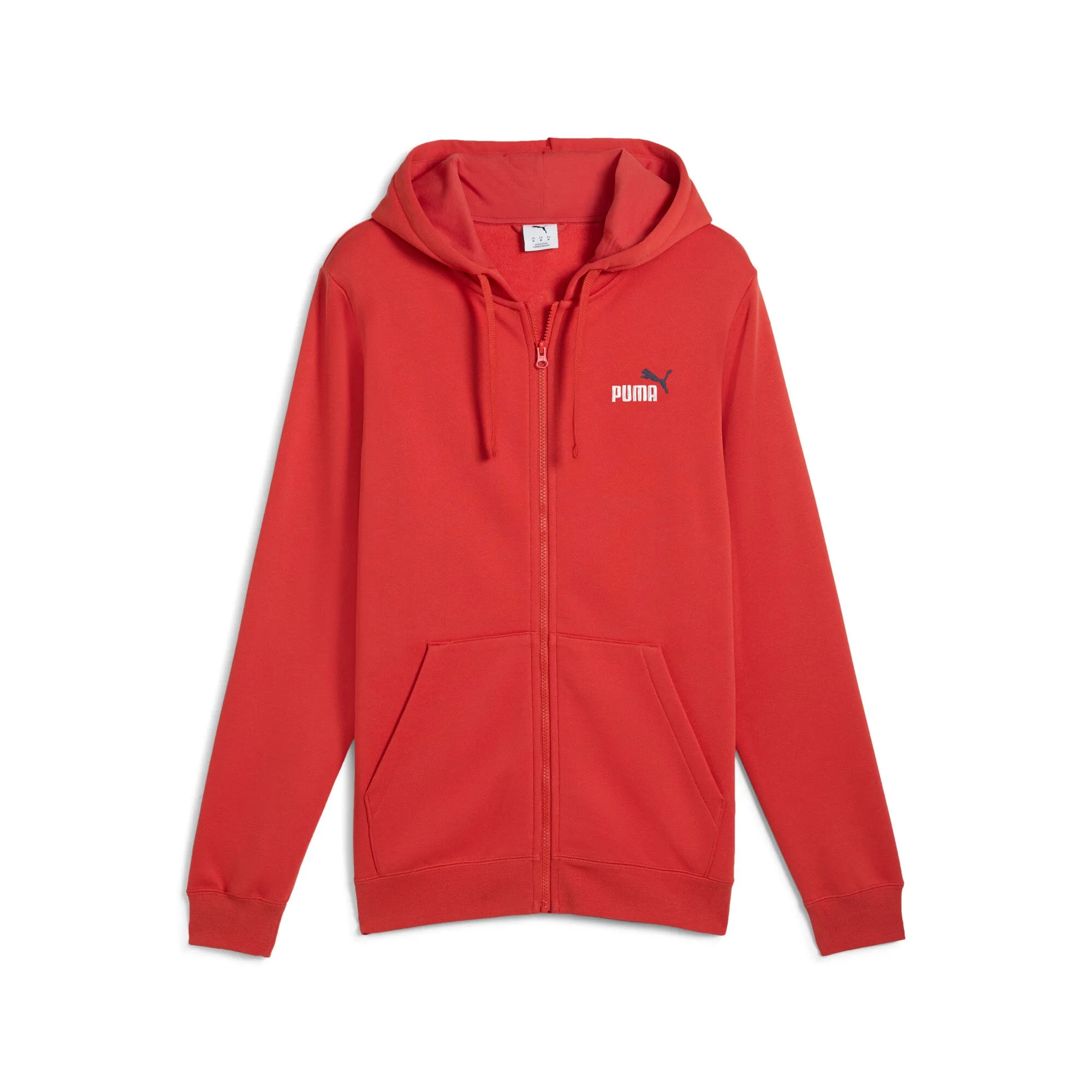 PUMA Men's Essentials 2 Colour Small No. 1 Logo Full-Zip Hoodie Men
